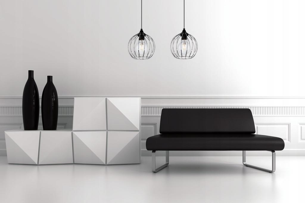 CEILING HANGING LAMP, WIRE CHROME LED