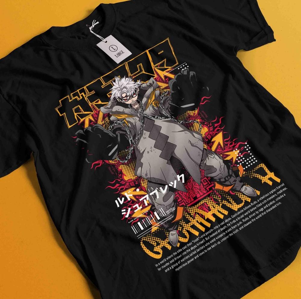 

Gachiakuta Том Футболка Японский Танкобон Хоррор Манга Аниме Подарочная Футболка Все Размеры 4XL