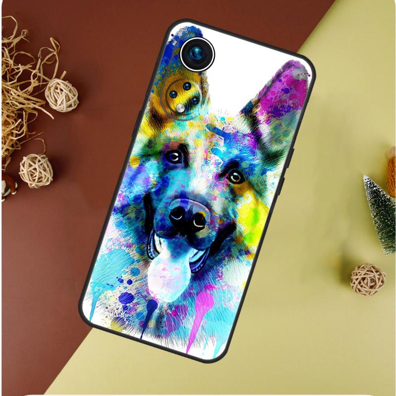 Cartoon German Shepherd Dog Case For Honor 200 Pro X9b X9a X8b X8a X8 X9 X9c 50 70 90 Honor Magic 7 Lite 6 5 Pro Cover