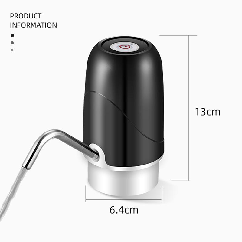 Wirel Water Bottle Pump Portable Electric Water Dispenser Pump for Barreled Water Bottle Automatic Driing Pump Bottle