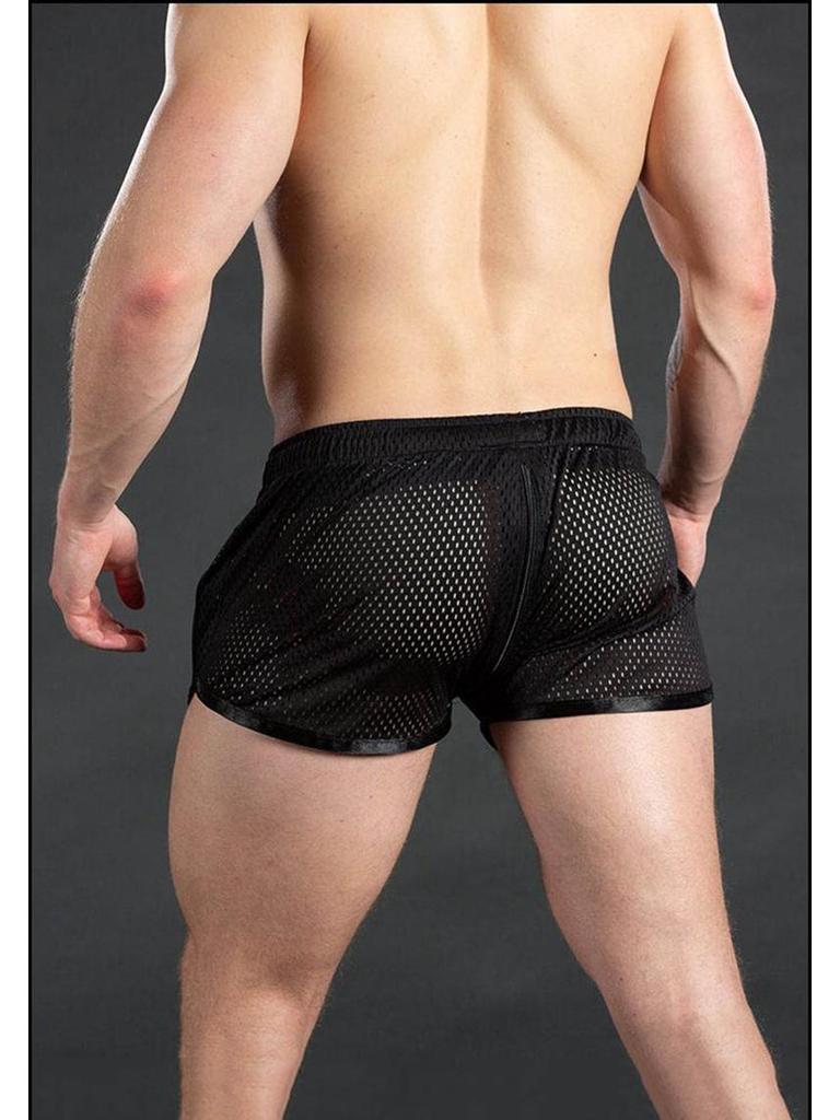 Pánské rychleschnoucí prodyšné sportovní kraťasy - tříčtvrteční délka na pláž, fitness a outdoorové aktivity