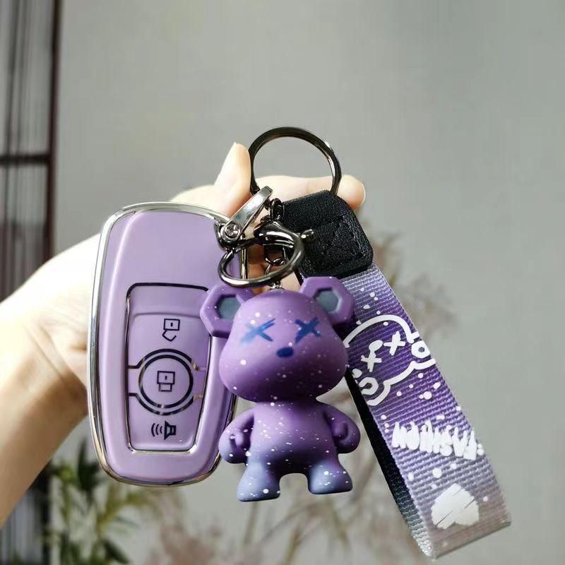 Haval H6Coupe Sports Version Key Cover for Haval M6, H2, F5, H4 - Special Car Key Bag Shell with Buckle