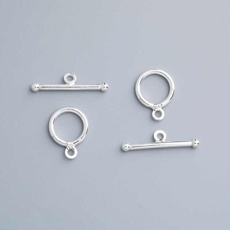 S925 Sterlingsilber OT Verbindungsverschluss für DIY Halskette & Armband Schmuck