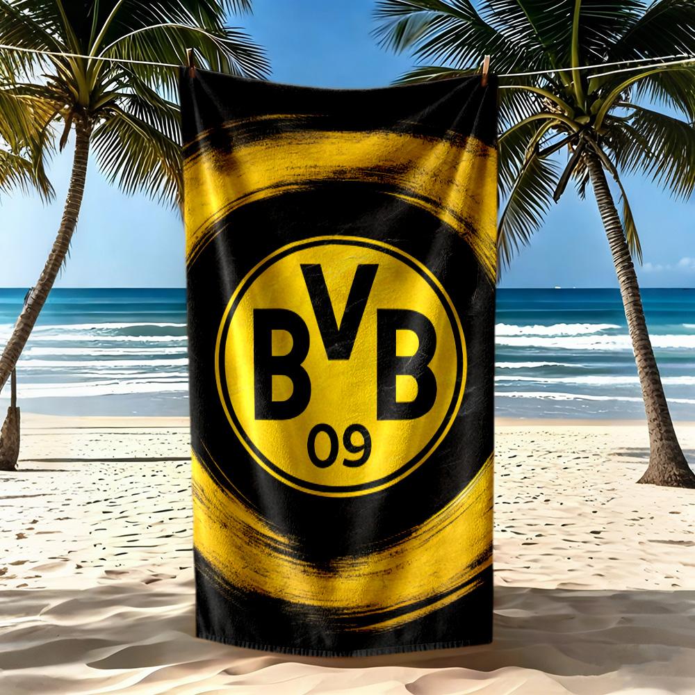Borussia Dortmund Beach Towel High Absorbency Quickdry Comfortable Lightweight Portable For Swimmingbeachcamping Travel Beach Accessoriesgym