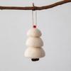 Christmas Wool Felt Mushroom Ornament Great for Holiday and Wedding Decor