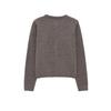 European and American style, new women's clothing, foreign style, long-sleeved metal button-knitted jacket 5536205