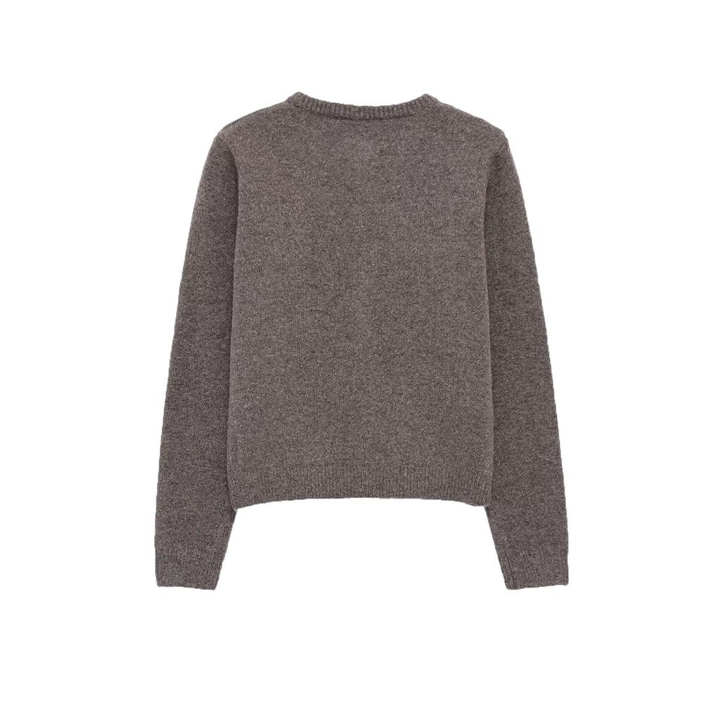 European and American style, new women's clothing, foreign style, long-sleeved metal button-knitted jacket 5536205