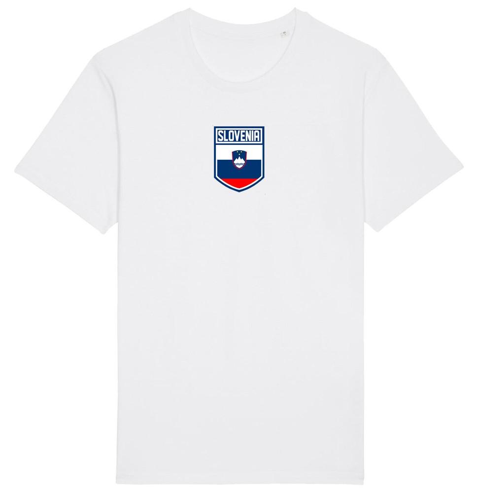 

Футболка с значком флага Словении 2024, Взрослые Дети Малыш, Футбол Евро Доставка Подарок XL