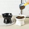 Food Feeding Station, Cat Accessories, Cat Food Bowl, Cat Bowl Set, Suitable For Indoor Cats And Dogs, Can Be Cleaned In The Dishwasher