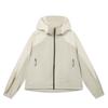 Li Ning Outdoor CF Water-Resistant Windbreaker Comfortable Loose Sports Jacket Women Jackets Coconut-Khaki Xuan-Paper-White AFDW796-4