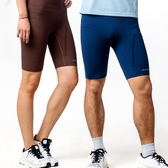 Onige Running Half Tights Unisex UP21 S коричневый