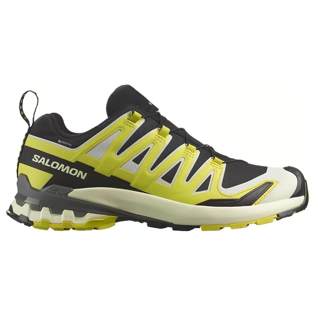SALOMON XA Pro 3D V9 Bequeme Stoßdämpfung Langlebig Niedrig geschnittene Laufschuhe Herren Laufschuhe Schwarz Gelb 474686