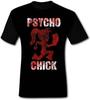 Summer t-Shirts Mens Psycho Chick Juggolette Hotchetgirl Short Sleeve T-Shirt