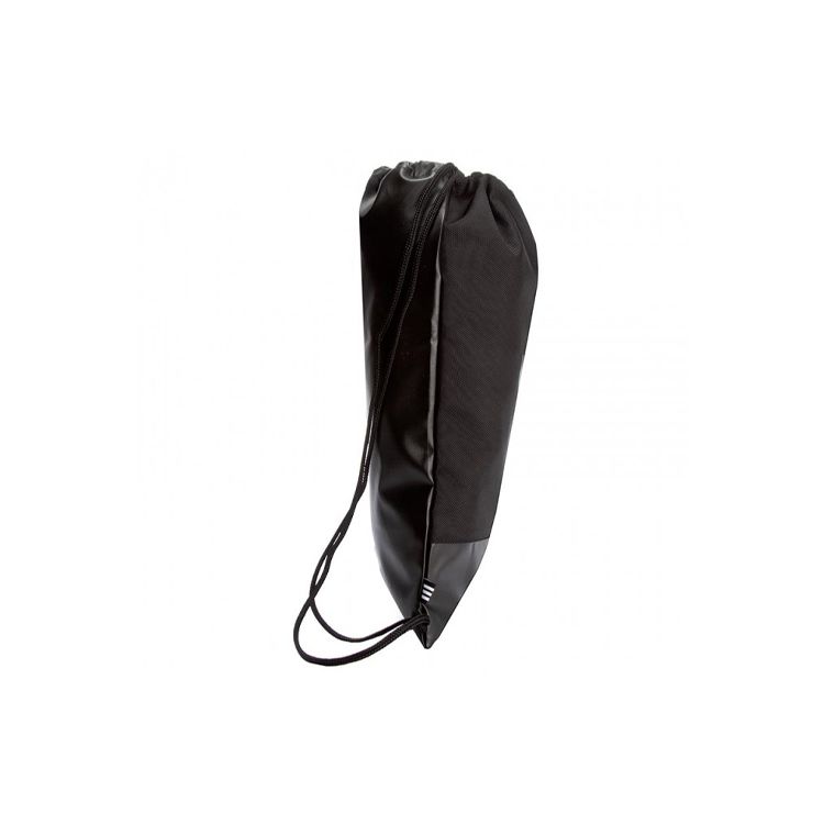 adidas Originals Trefoil Large Logo Drawstring Sports Casual Backpack Men Backpack Black BK6752
