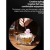 Creative 3D Transparent Fish Shape Bar Cocktail Glass Party Thick Heavy Lovely Smoothies Bowl Cup Cold Drink Tiki Glasses Mug