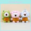 Adorable Plush Bear Keychain 12cm Soft Pp Cotton Stuffed Animal For Bags And Keys