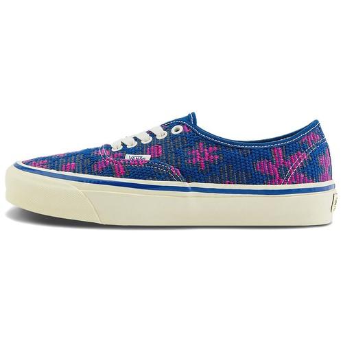 

Vans Premium LX Authentic 44 Low Top Canvas Shoes Unisex Blue Pink - VN000D5K7WM EU 42 синий/розовый