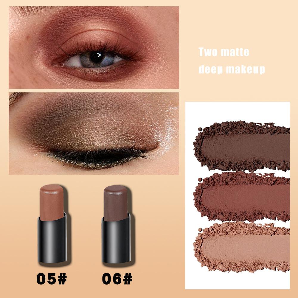 Julystar monochrome pearlescent eyeshadow stick facial grooming shadow lip brightening multi-functional