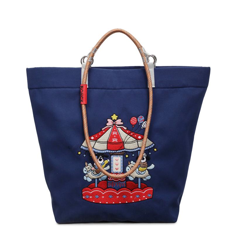 Environmentally Friendly Shopping Bag - Waterproof, Large Capacity, Hand-held, Shoulder Bag, Tote Bag