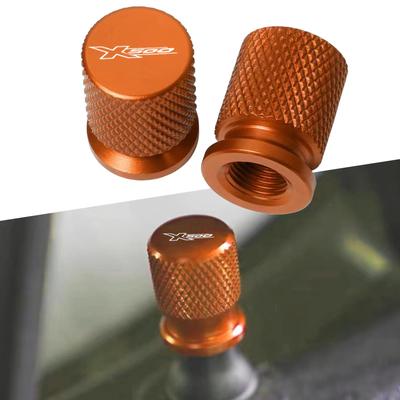 HUANGCJCJ FOR X500 X500 2023 2024 Motorcycle Accessories Wheel Tire Valve Cap Aluminum Airtight Cover X500 (Orange)