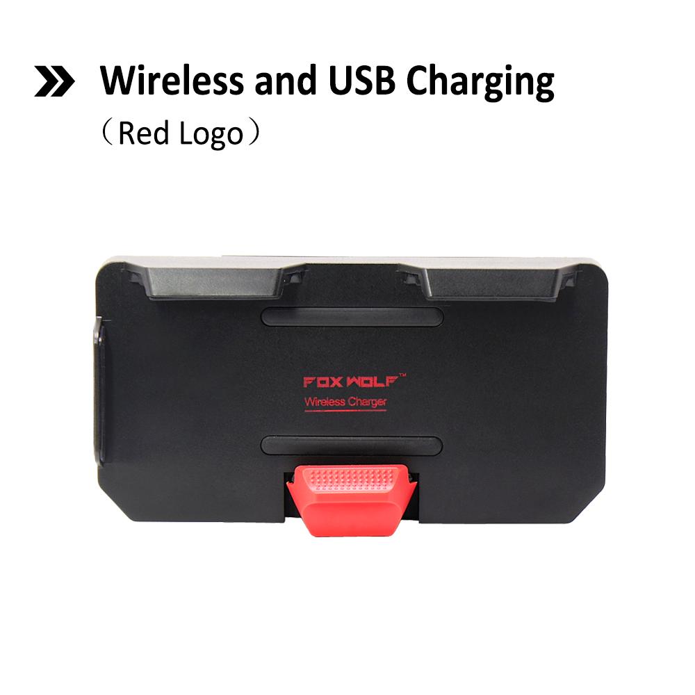 Supporto per Telefono GPS Moto con Ricarica USB e Wireless Base Staffa di Navigazione Porta Senza Perdite Per BMW R1200RT R1250RT R 1200 1250 RT