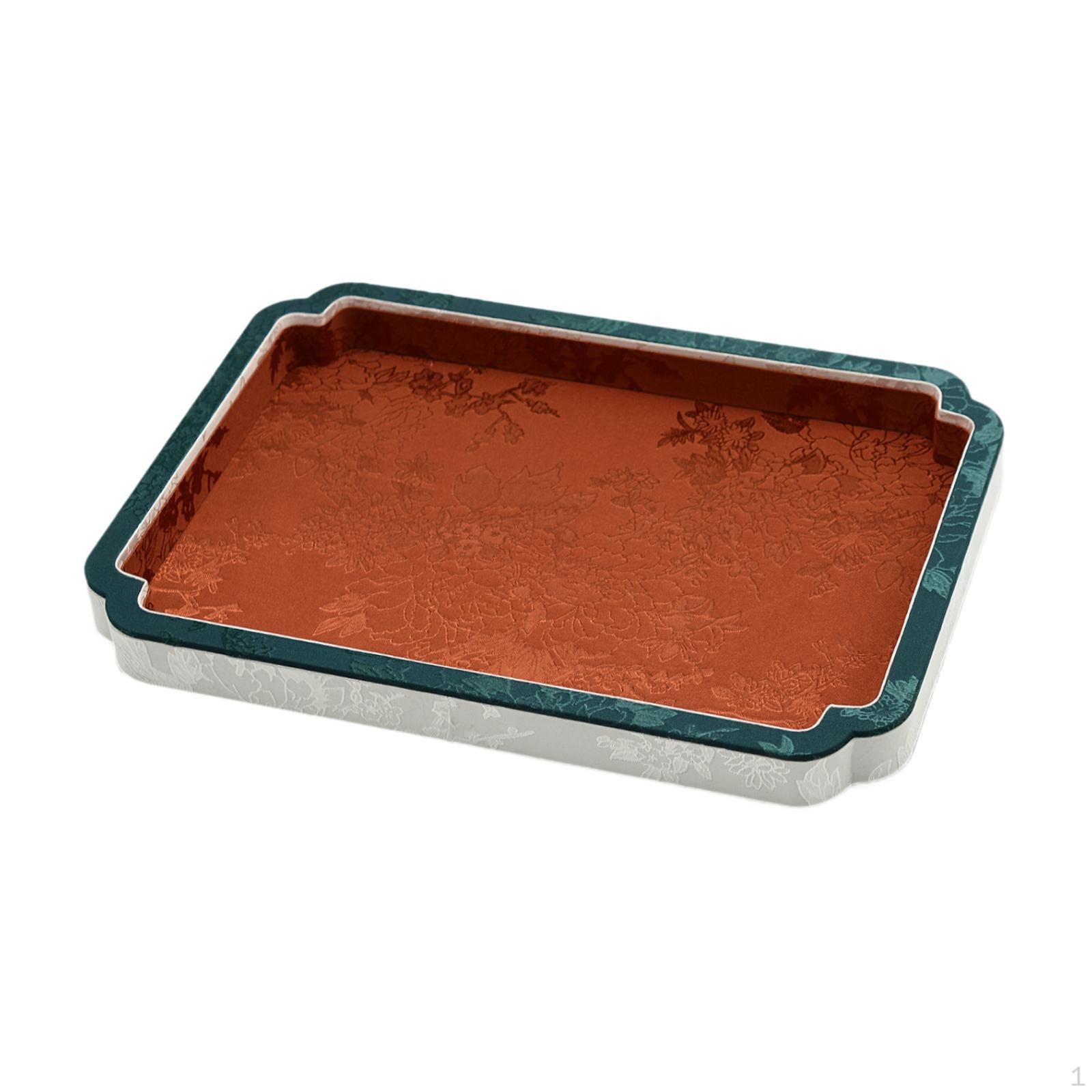 

Jewelry Organizer with Wooden And Velvet Design for Bracelets Necklaces коричневый