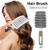 Women Magical Brush Detangler Detangling Boar Bristle Hair Brush Arched Design