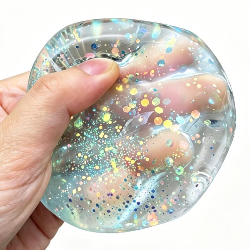 Shiny Cube Maltose Squishy Toy Slow Rising Small Ice Cubes Anti Stress Fidget Toy Stress Ball Sensory Toy Decompression Gifts