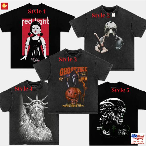 Dark Nights Bold Fits Halloween T-Shirt, Gildan 5000 Graphic Tee, Spooky Holiday Unisex T-Shirt XXXXL