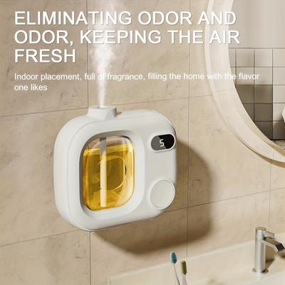 1pc Aromatherapy Machine, Automatic Perfume Machine, Air Humidifier Freshener, Long Lasting Indoor Air, Toilet Deodorant, Household Accessories