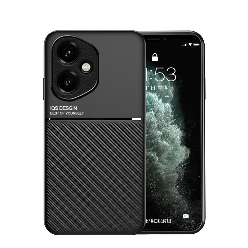 Schlanke, rutschfeste Schutzhülle für Honor 400 / Honor 400 Pro / Honor 400 Lite mit magnetischer Autohalterung aus Metall