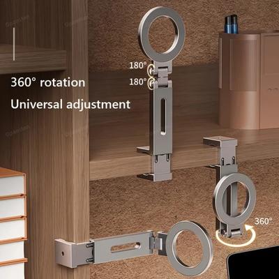 Universal Magnetic Phone Holder for iPhone16 15 14 Series 360° Rotation Stand For Car Airplane Multi-scenario Cellphone Bracket