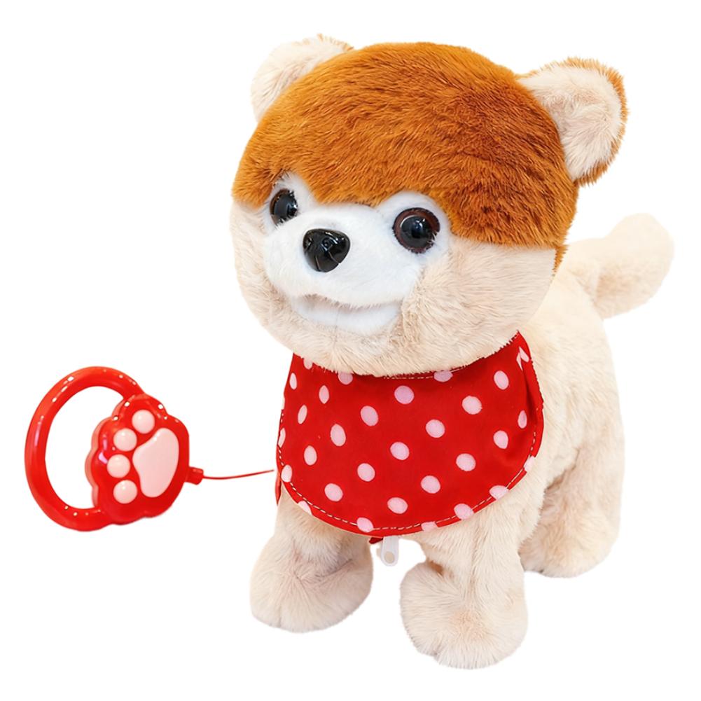 Robot Dog Interactive Sound Control Cat Lick Tongue Electronic Plush Puppy Toys Talk Bark Sing Song Music Electric Singing Dog