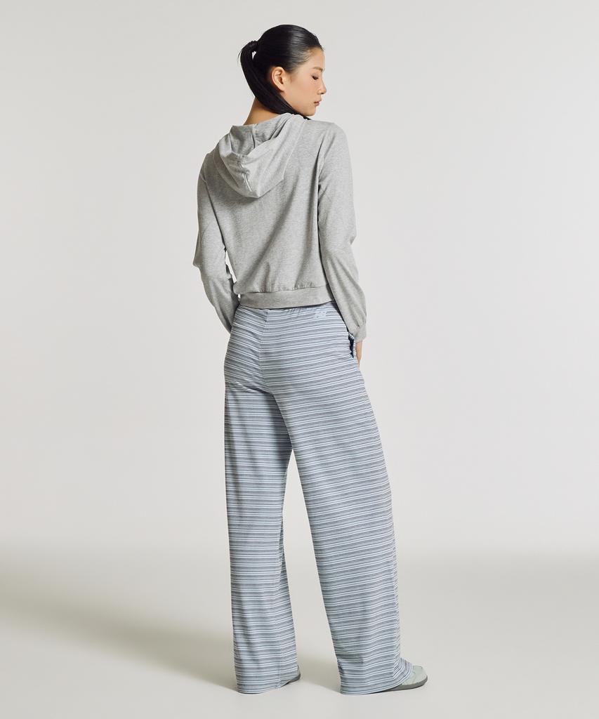 Nyuballanseu Nbmlg3W132 / Women Nb-Flowy Wide-Leg Pants (L/Blue)