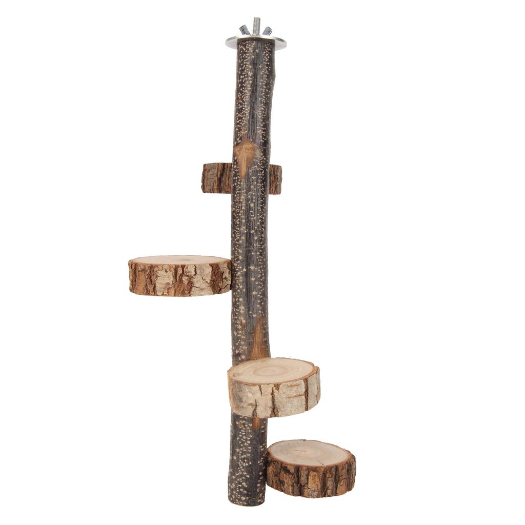 Parrot Hanging Platform Stand Toy Log Safety Durable Bird Platform Stand Toy for Entertainment