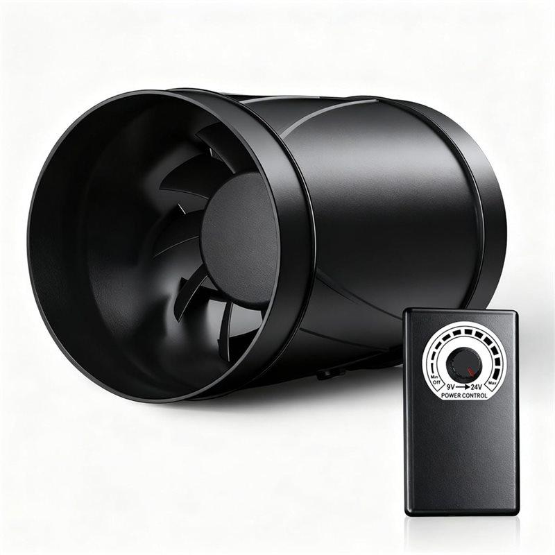 Inline Pipe Fan, 100 Mm Adjustable