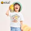 B.Duck Boys' Pure Cotton Cartoon Short Sleeve T-Shirt