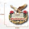 United States Refrigerator Magnets Los Angeles Travel Souvenirs America San Francisco Brooklyn Bridge Fridge Stickers Gifts
