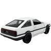 Scale Toyota AE86 Trueno MSZ Diecast Model White 1/37 Car,