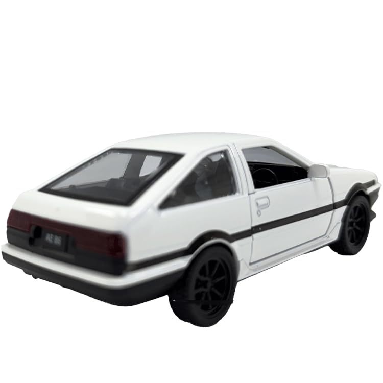 Scale Toyota AE86 Trueno MSZ Diecast Model White 1/37 Car,