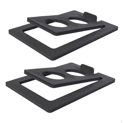 2er-Pack schräge Schreibtisch-Lautsprecherständer Studio-Monitor 15° Neigungstisch für