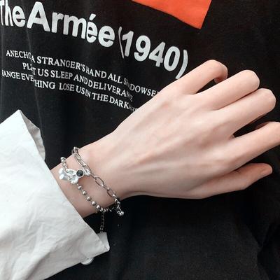Bracelets  Version Astronaut Bracelet Men's Simple  Star Picking Hip Hop  Hand Ornament Personality Net Red