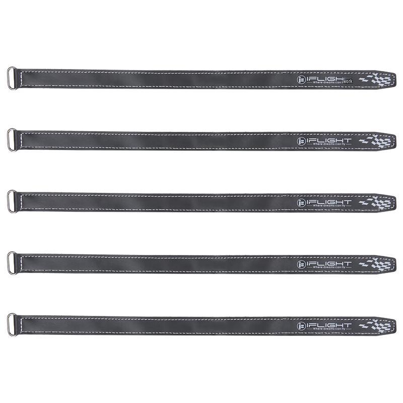 Cinghie per Batteria in Pelle Ultra-Fibra iFlight per Droni FPV (5-Pack)