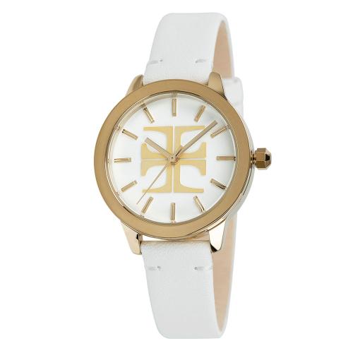 [TANDY] TANDY Signature Modern Classic Women s Leather Watch Gold White T-1915 FREE