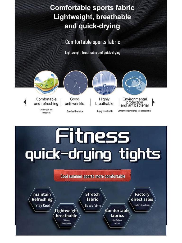 Men's Quick-Dry Compression Long Sleeve Basketball & Running Top