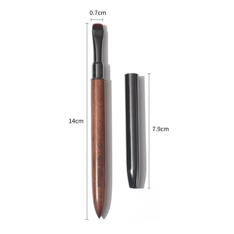 Sandalwood Detail Nail Design Art Pen High Quality Short Hair Nail Phototherapy Pen Nail Construction Carving Pen