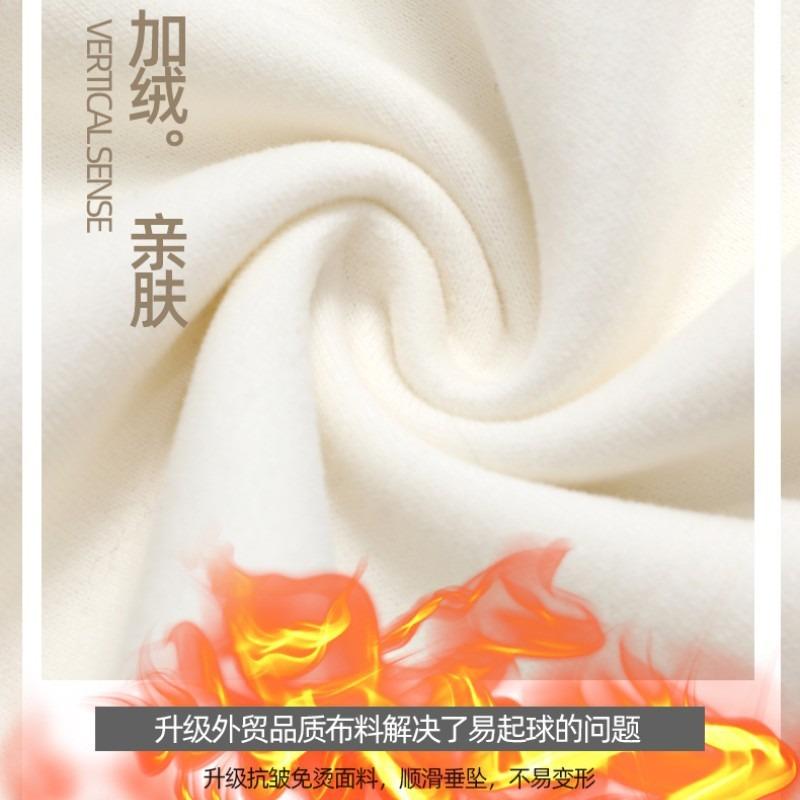 Cotton pants spring and autumn new high waist loose lazy style wide leg pants straight mopping walk casual sweatpants