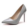 Fashion 2025 HOT Women Shoes Pointed Toe Pumps Patent Leather Dress High Heels Boat Shoes Wedding Shoes Zapatos Mujer Blue White