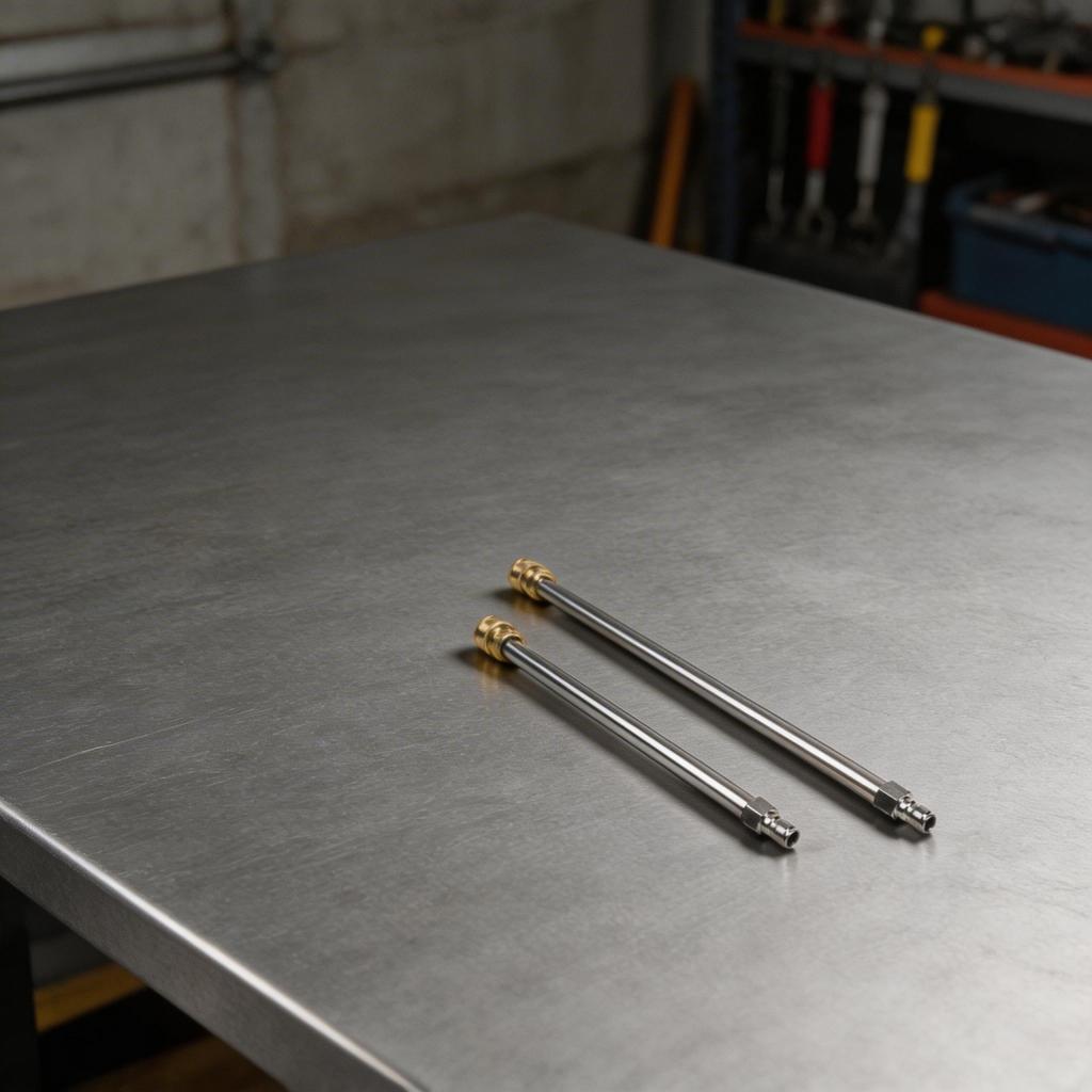 Cleaning Solution Dual Length Extension Rods for High Pressure Use
