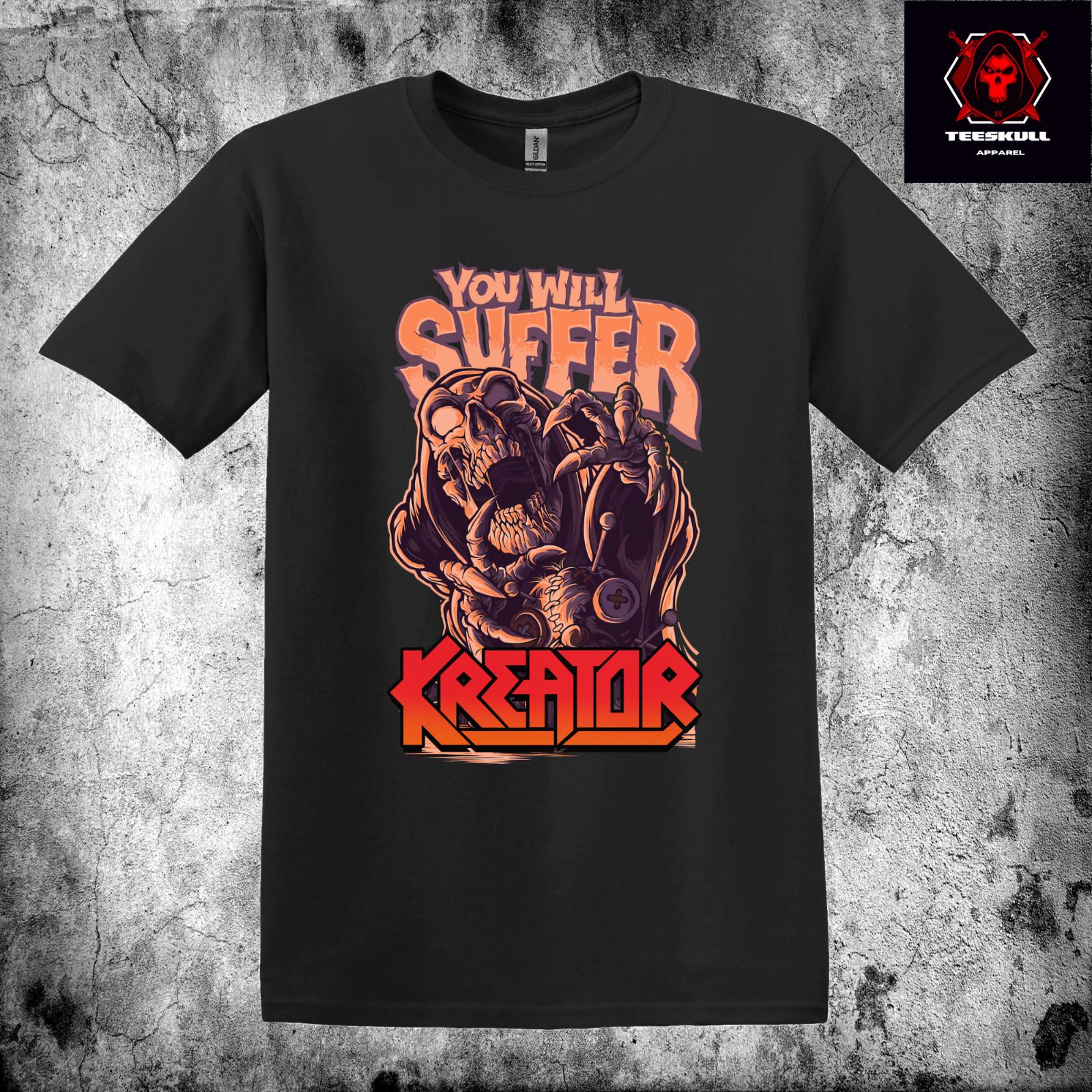 Kreator You Will Suffer Heavy Metal Rock Heavy Cotton Unisex T-shirt S3XL M